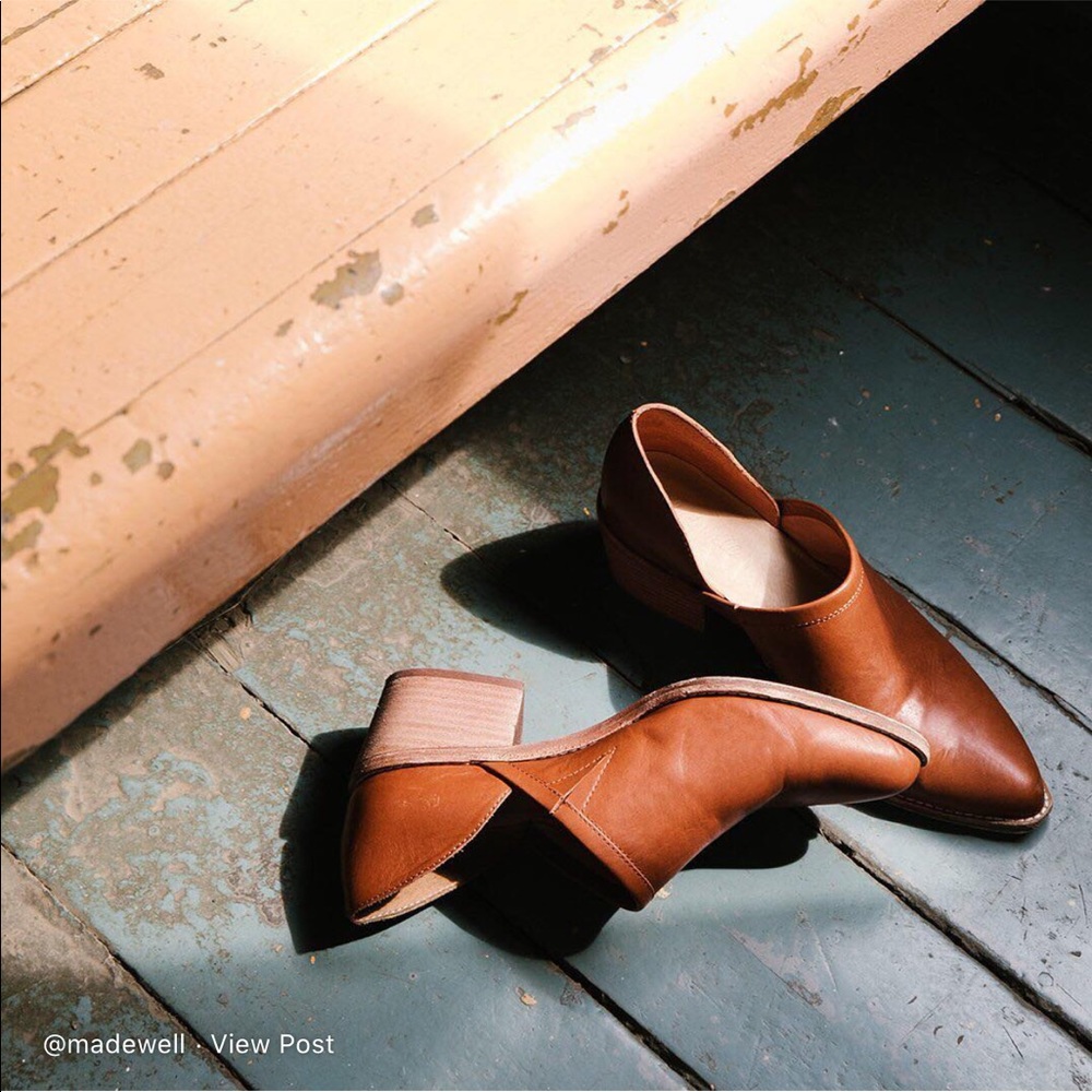 NEW Madewell The Brady Lowcut Bootie Tan, SZ 8 1/2